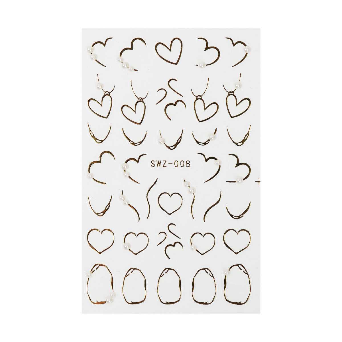 5D Nail Sticker - Glam Queen 2