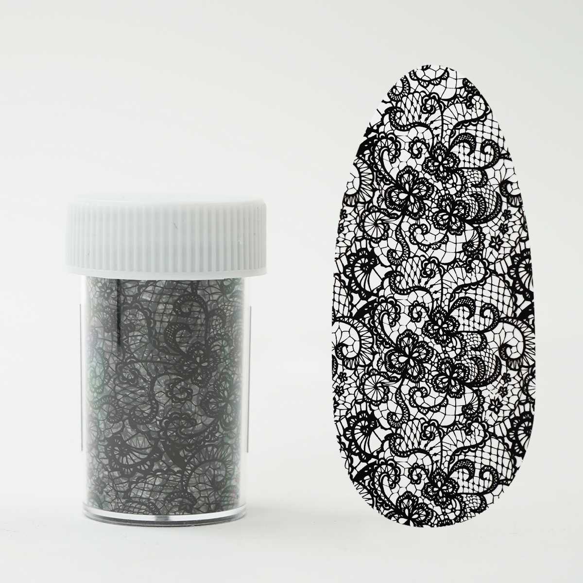 Transfer Foil - Lace Style - Black