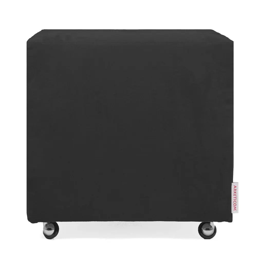 UILLS 35 | Pouf Poggiapiedi con Ruote in Microfibra (2022240059461)
