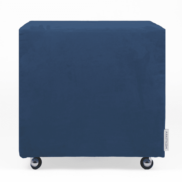 UILLS 55 | Pouf Poggiapiedi con Ruote in Microfibra (4564038058042)