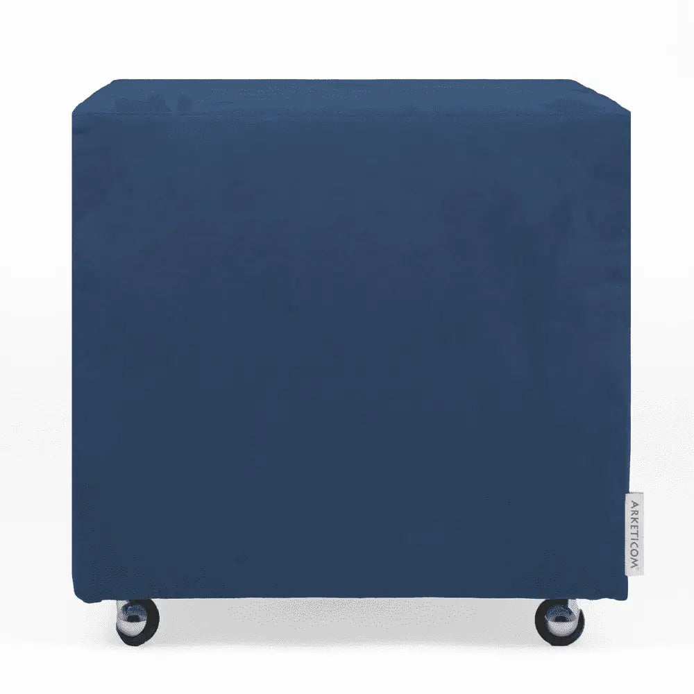 UILLS 35 | Pouf Poggiapiedi con Ruote in Microfibra (2022240059461)