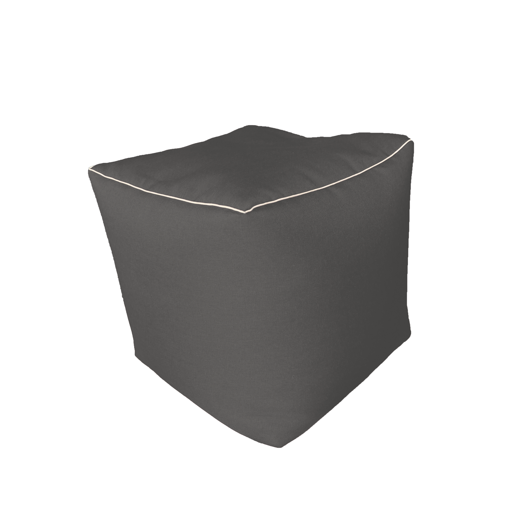 SACCOMODO, Pouf Sacco Poggiapiedi Ricaricabile da 40 cm, Grigio-Chiaro,  Arketicom