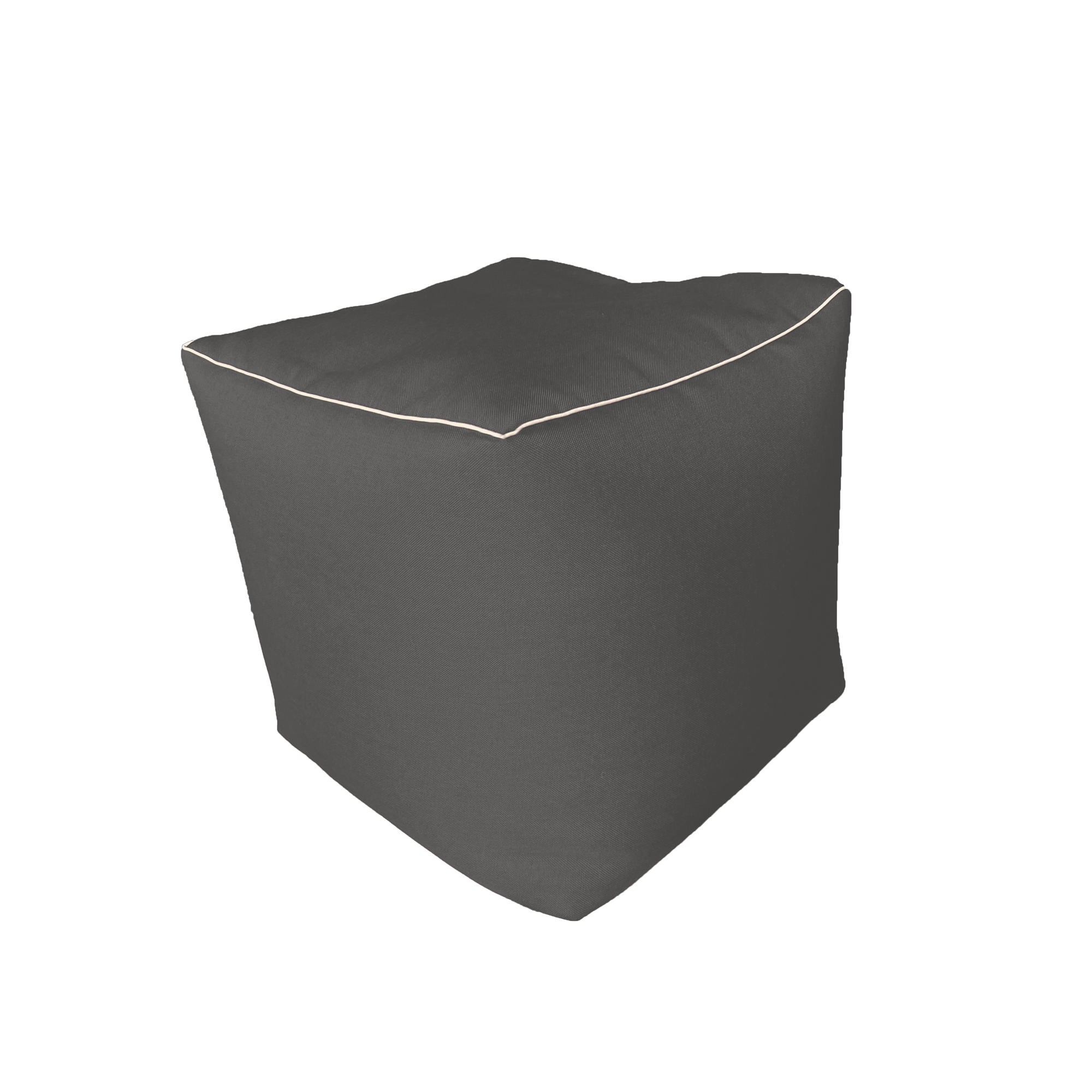 SACCOMODO, Pouf Sacco Poggiapiedi Ricaricabile da 40 cm, Grigio-Chiaro,  Arketicom