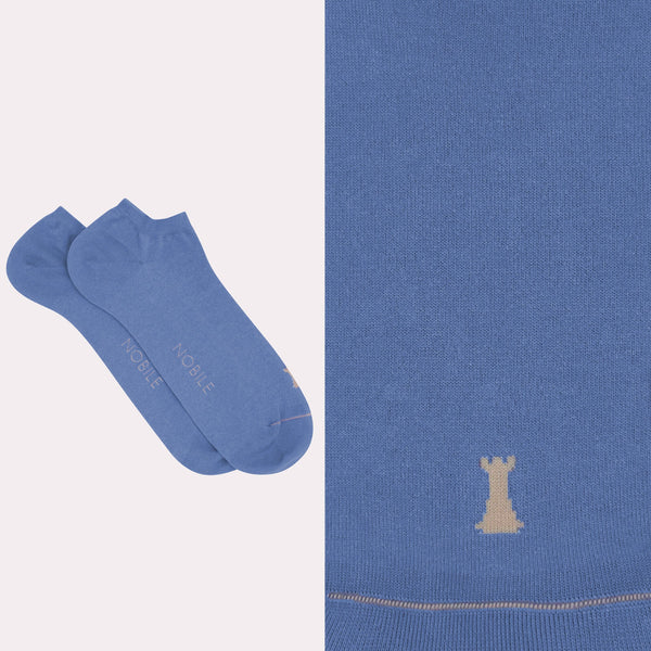 Ankle socks in pure Makò cotton - Solid color