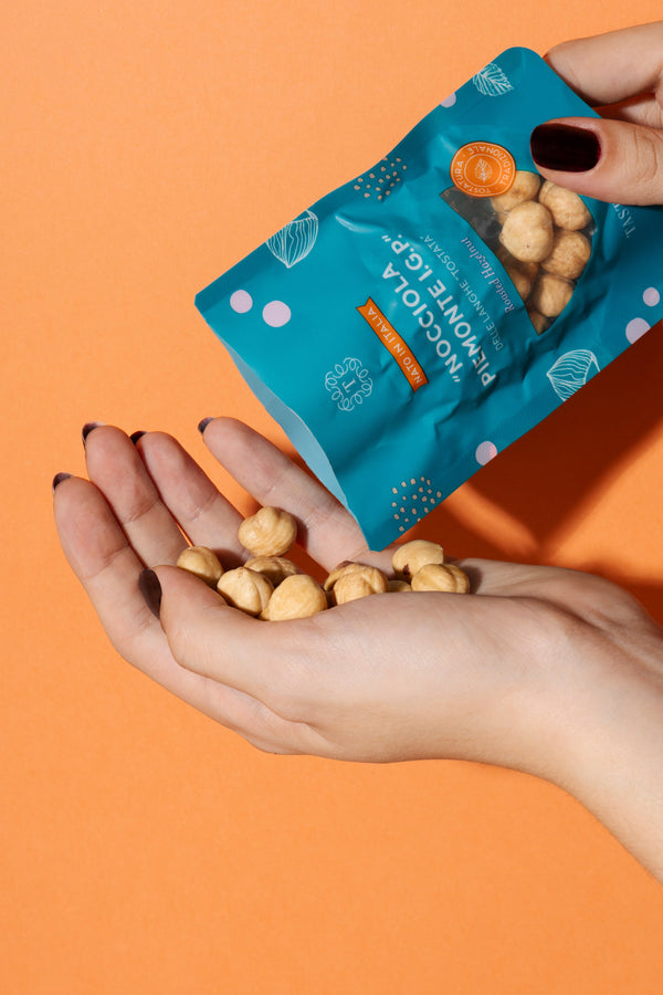 1 confezione di Snack Nocciola Piemonte IGP delle Langhe "Tostata" (30g) - Tastëlanghe Azienda Agricola