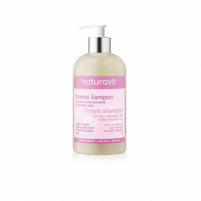 Šampon za poškodovane, suhe in barvane lase naturavit 500ml xl