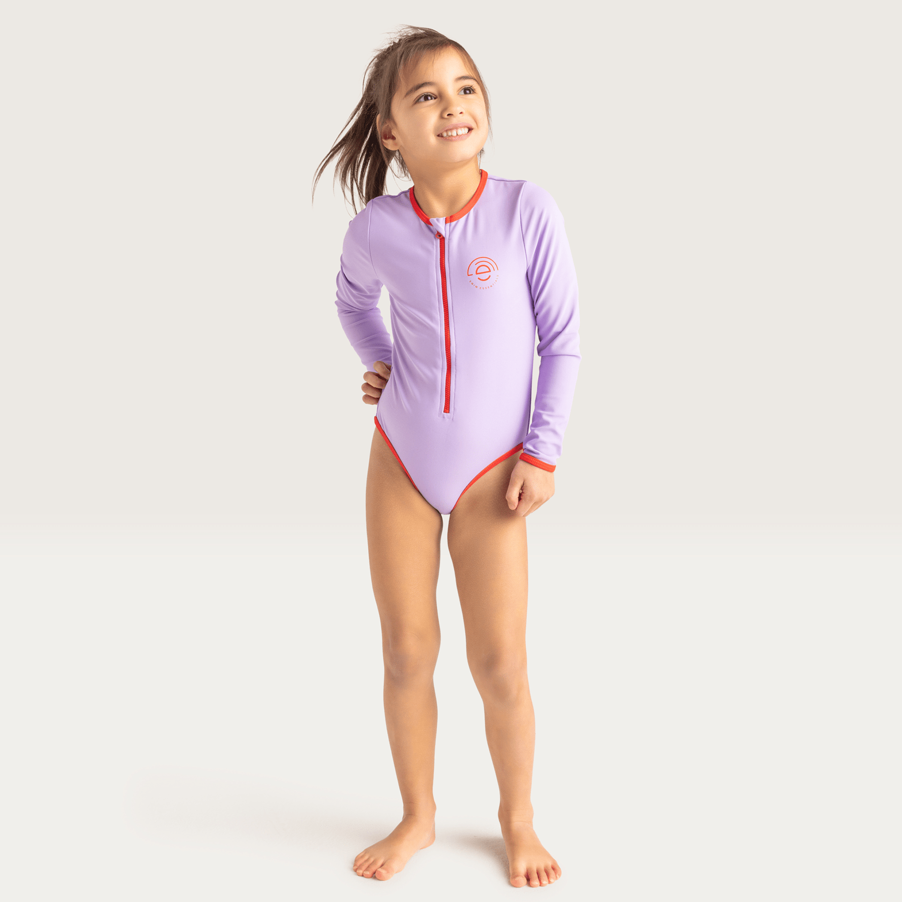 costume intero bambina-con-mani-lunghe-viola-swim-essentials-1