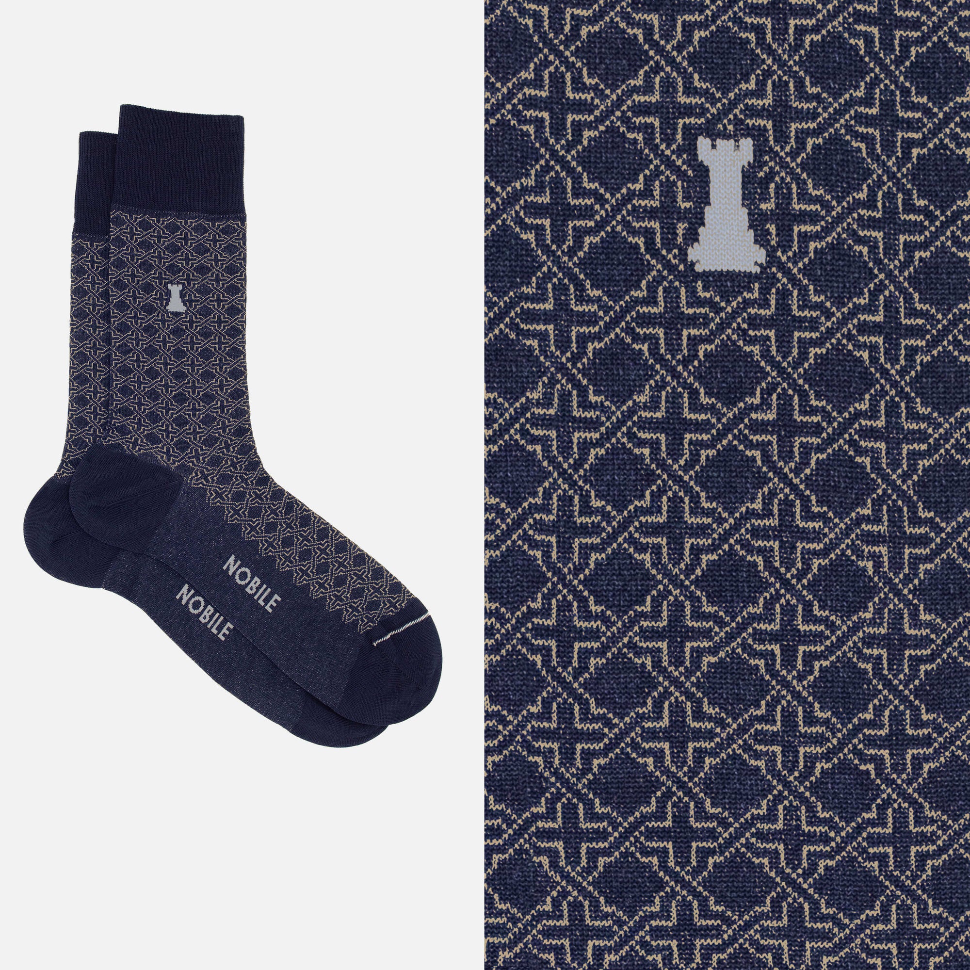 Napoléon - Chaussette courte de style Empire 1820