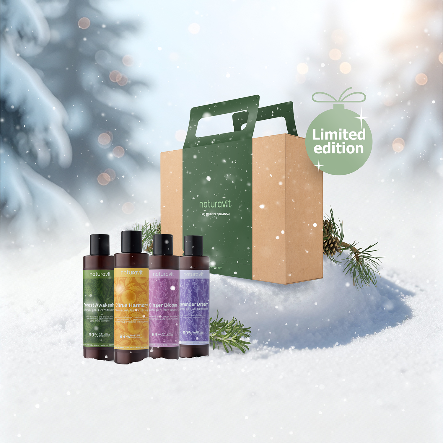 Naturavit Božični darilni set za telo