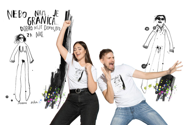 T-SHIRT  Nebo nam je granica