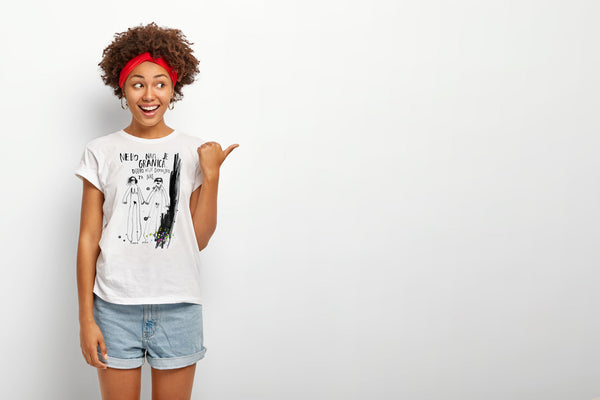 XL/structured women's t-shirt /The sky is the limit...