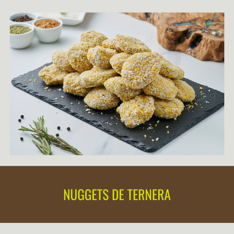 1 kg de Nugget de ternera empanados, 30 unid. Aprox.