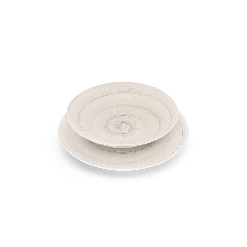 PIATTO FONDO - WHITE - MEMENTO TABLE VERTIGO