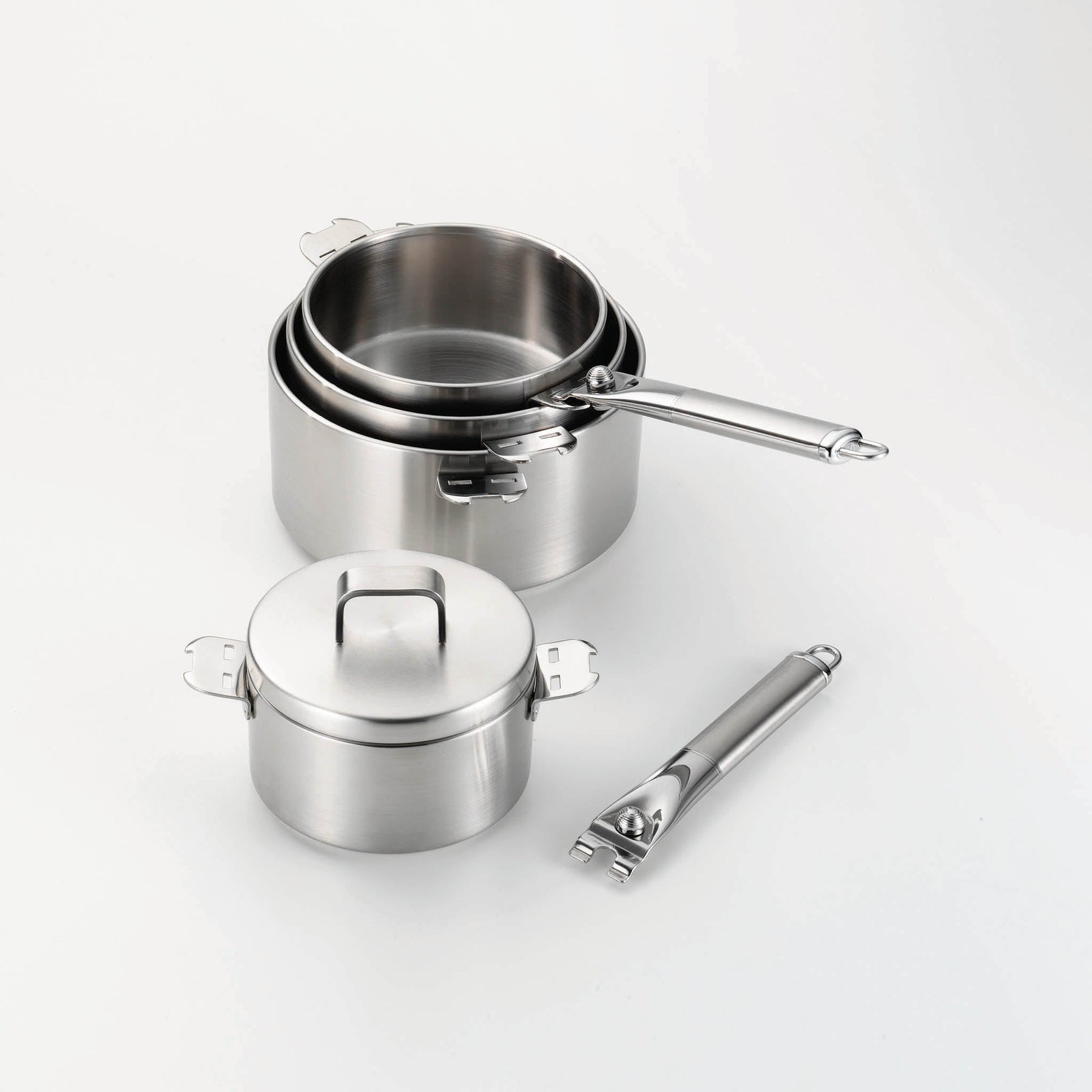 OASI - SPACE-SAVING COOKWARE SET - SERAFINO ZANI