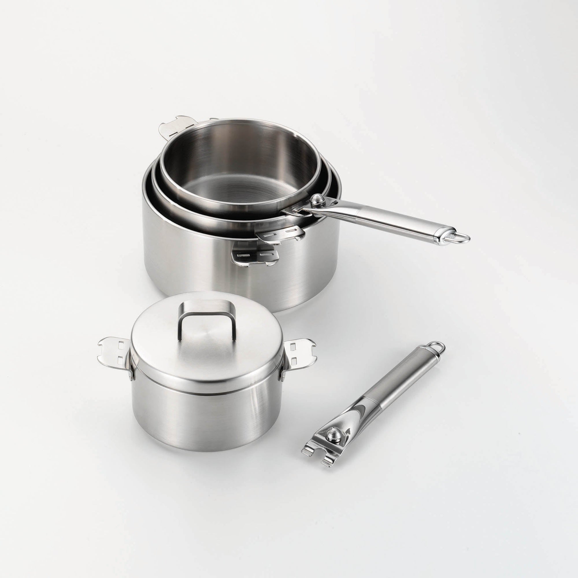 OASI - SPACE-SAVING COOKWARE SET - SERAFINO ZANI