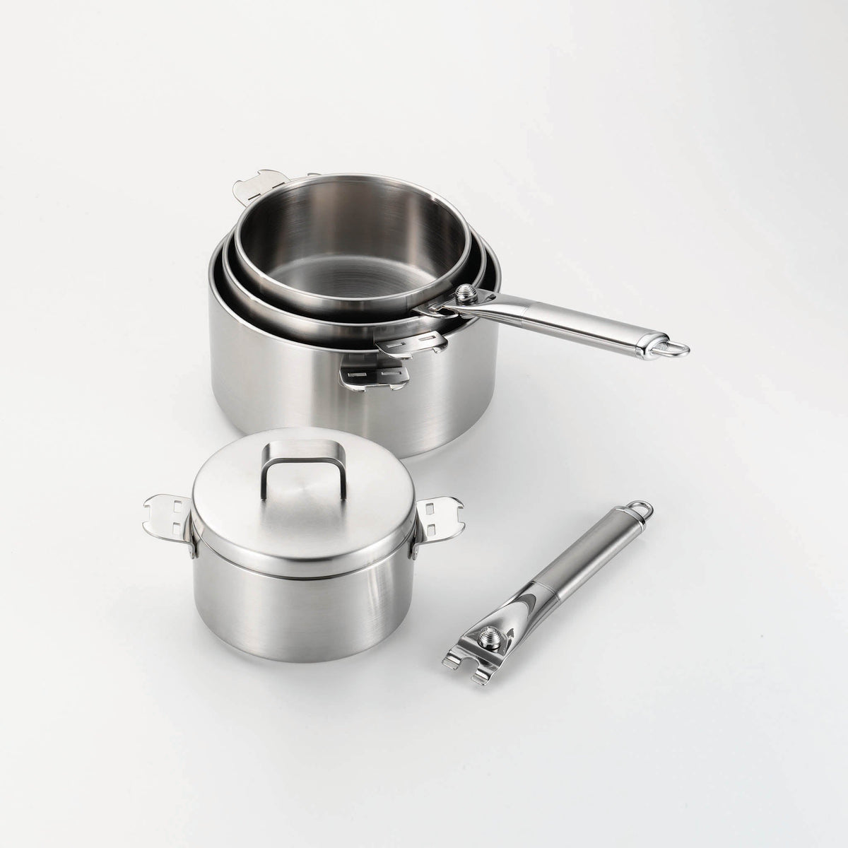 OASI - SPACE-SAVING COOKWARE SET - SERAFINO ZANI