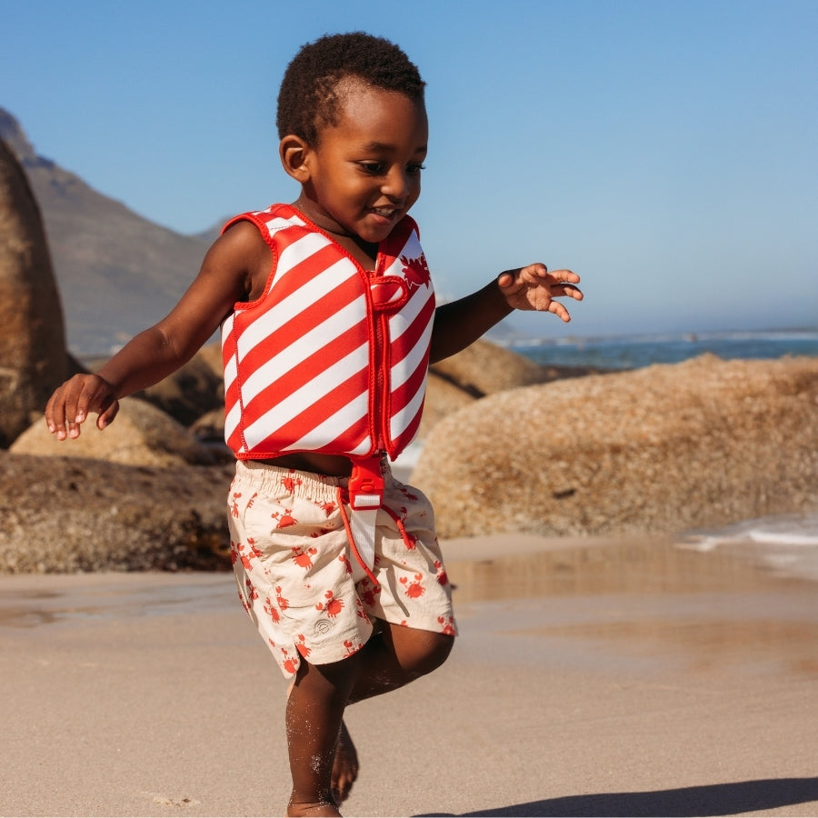 Zwemvest-Oh-Crab-Rood/Wit-Gestreept-swim-essentials-2