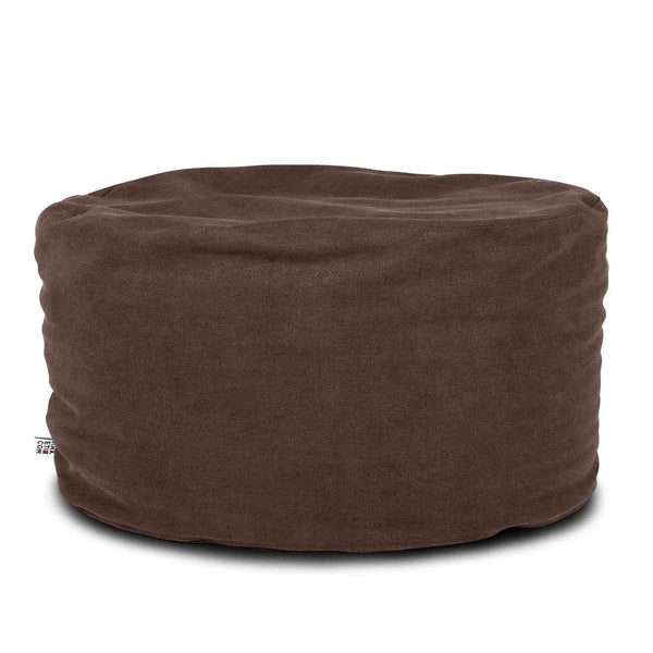 SOFT CHILL 60, Pouf Sacco Rotondo in Cotone Sfoderabile 60 x h42
