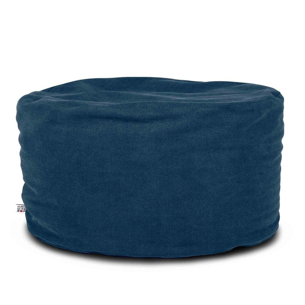 SOFT CHILL 60, Pouf Sacco Rotondo in Cotone Sfoderabile 60 x h42