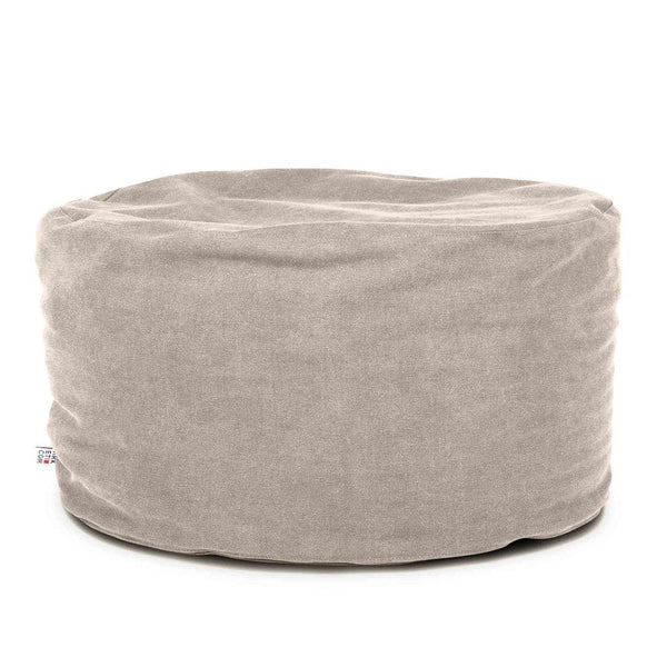 SOFT CHILL 60, Pouf Sacco Rotondo in Cotone Sfoderabile 60 x h42