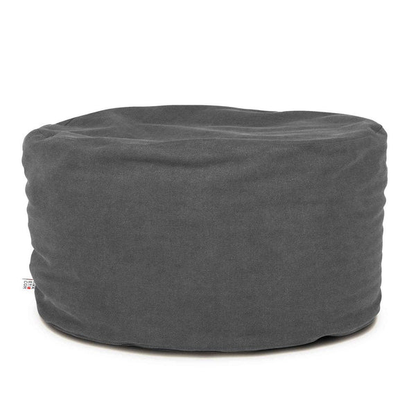 SOFT CHILL 60, Pouf Sacco Rotondo in Cotone Sfoderabile 60 x h42