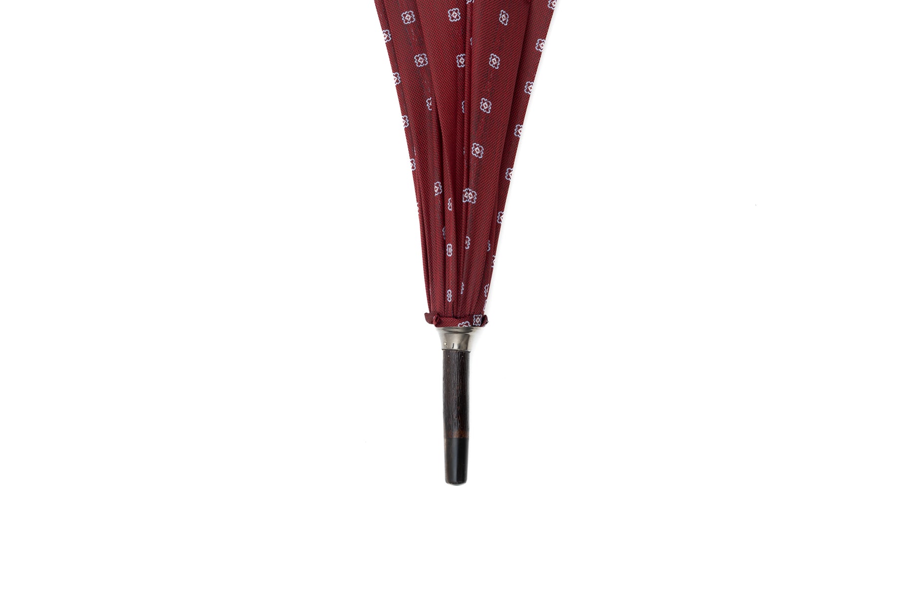 Mario Talarico Red Umbrella with Light Pattern in Chestnut Wood