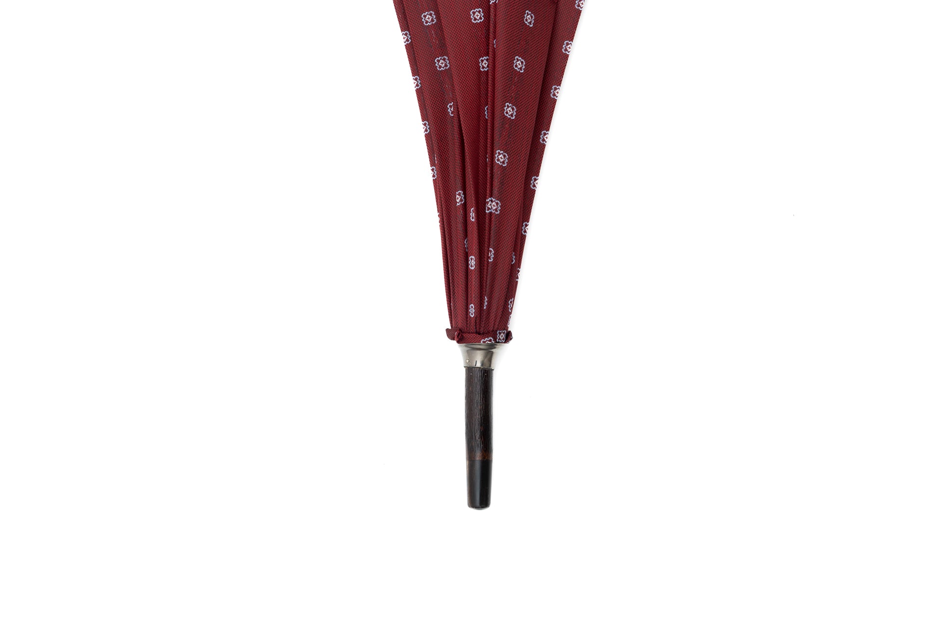 Mario Talarico Red Umbrella with Light Pattern in Chestnut Wood