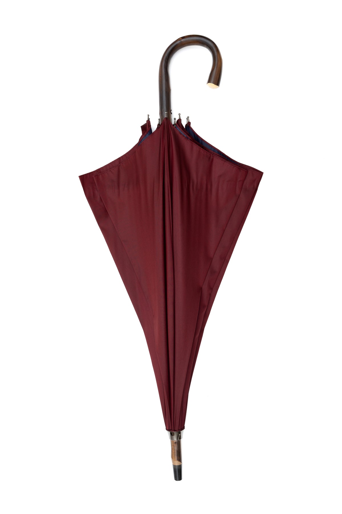 Mario Talarico Red Solid Chestnut Wood Umbrella