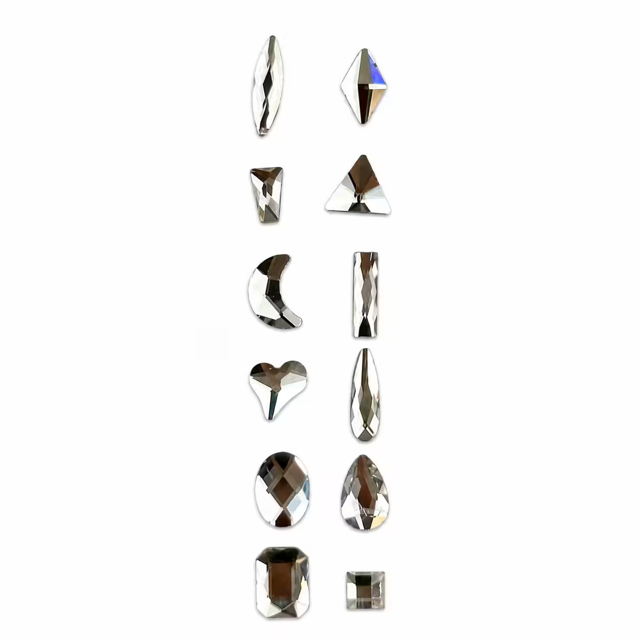 Overlay Rhinestone Mix Clear