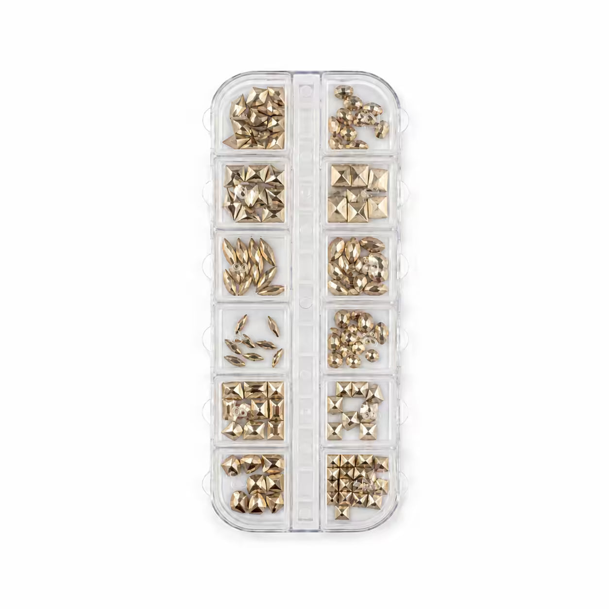 Overlay Rhinestone Mix Nude