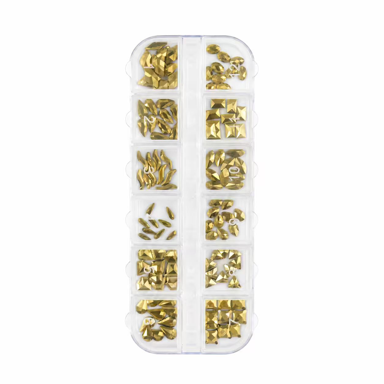 Overlay Rhinestone Mix Gold