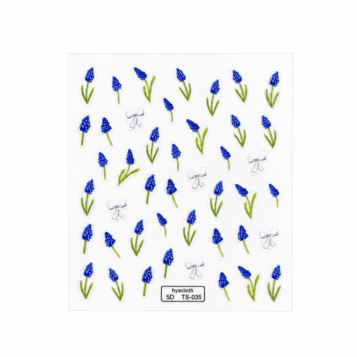 3D Nail Stickers Lavender Flower