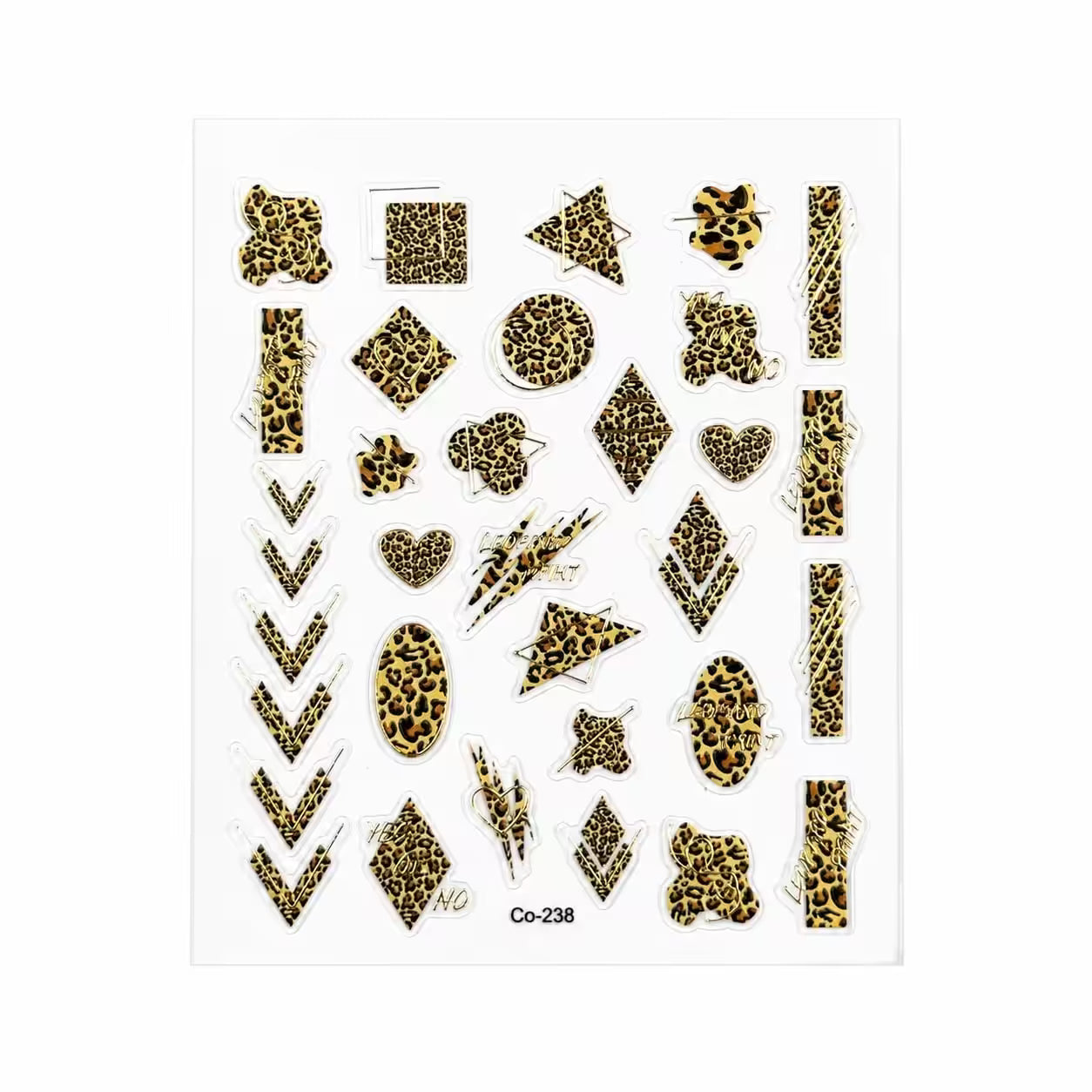 3D Nail Stickers Leo Mix