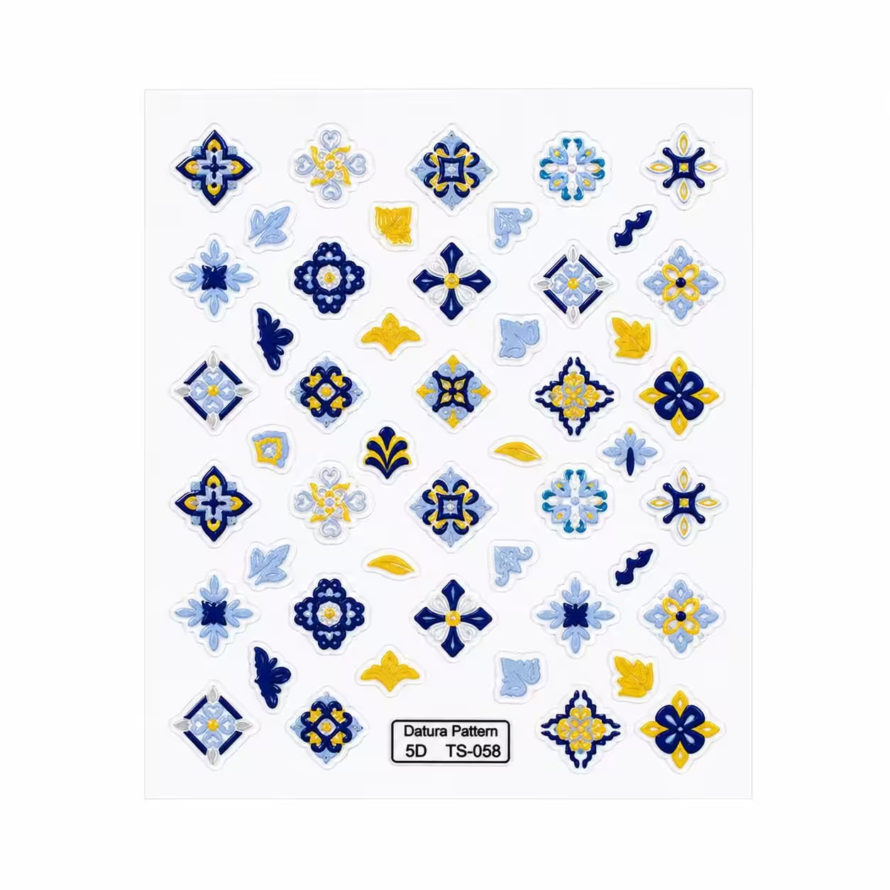 3D Nail Stickers Geometric Patterns