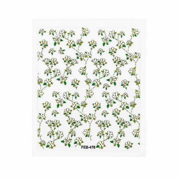 3D Nail Stickers Delicate Mini Flowers