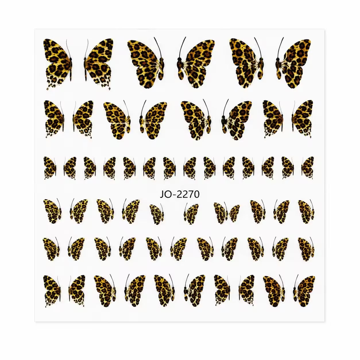 Nail Stickers – Leo butterfly