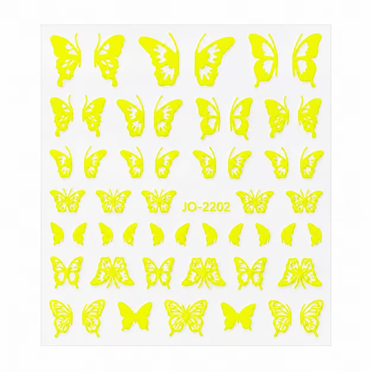 Nail Stickers – Gold Butterfly Mix