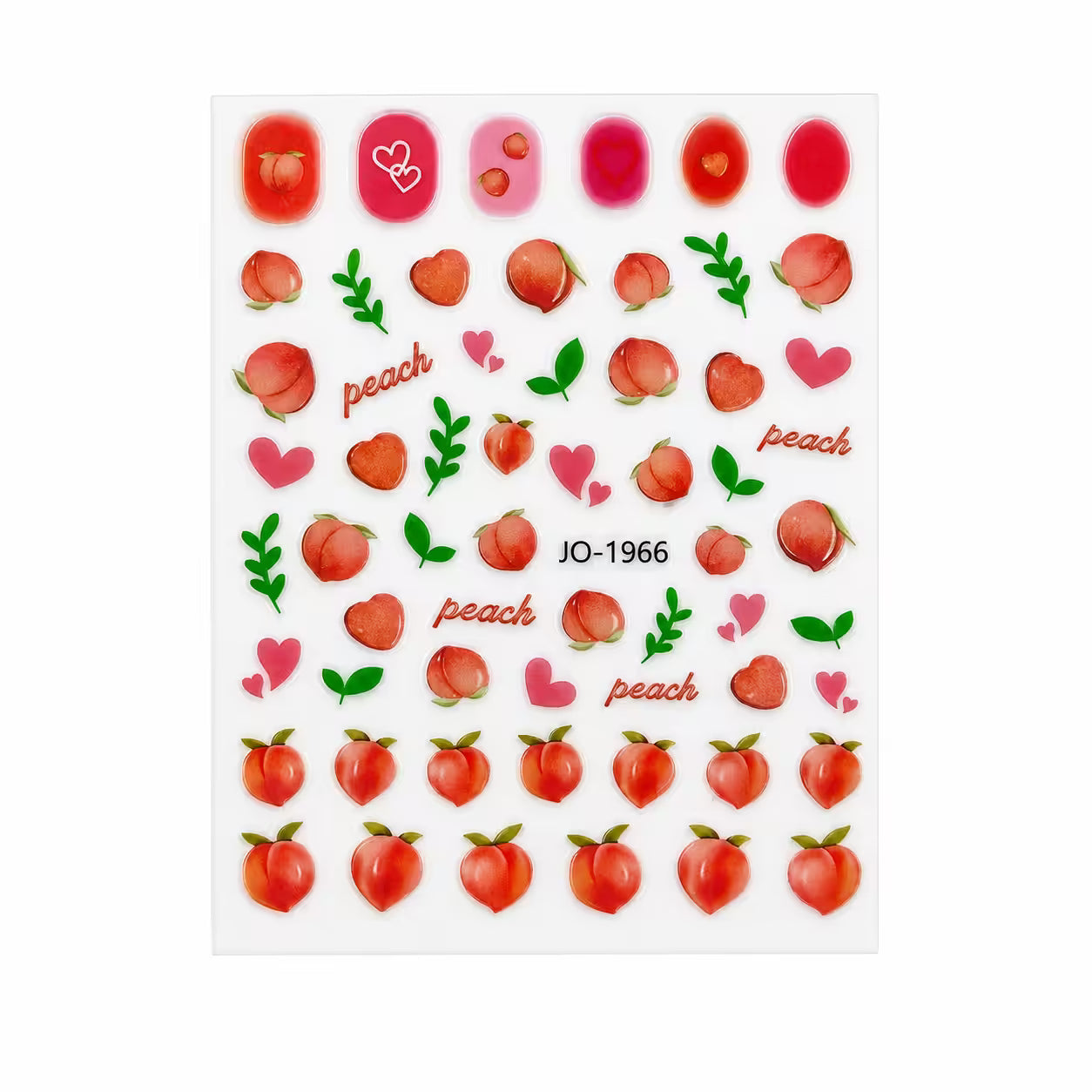 Nail Stickers – Pastel Peach
