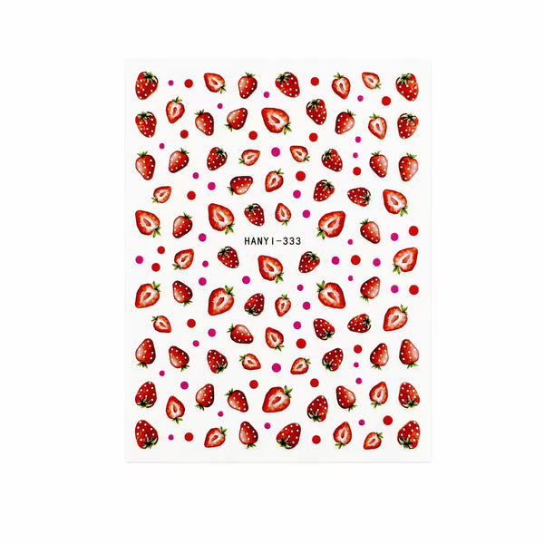 Nail Stickers – Small Strawberries