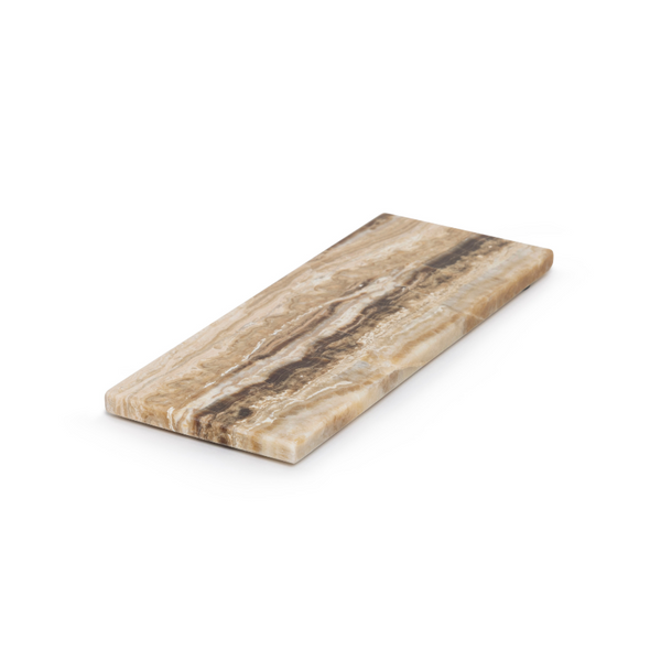 Mramorni pladanj pravokutni S sandal oniks 10x25cm