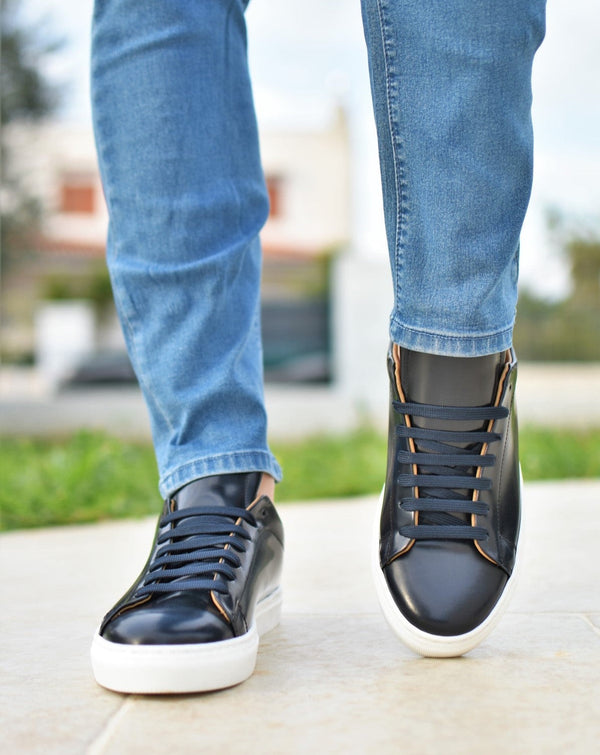 OSTUNI - Navy Abrasivato