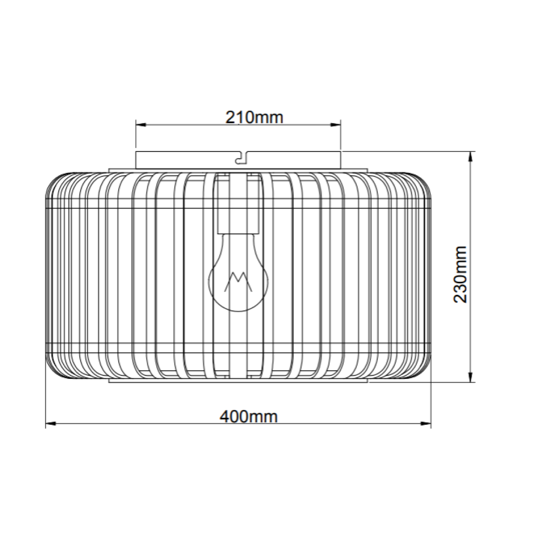 Various Ceiling Lamp Rattan Vintage Design, E27 Socket, Natural Material, without Light Bulb