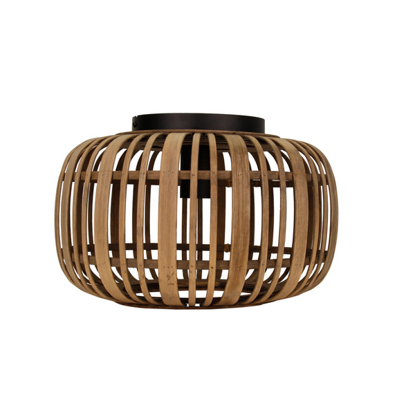 Various Ceiling Lamp Rattan Vintage Design, E27 Socket, Natural Material, without Light Bulb