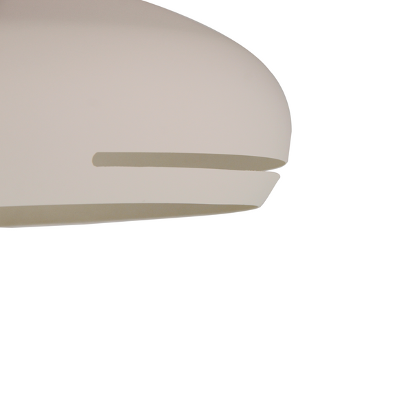 Ronde witte plafondlamp – Chericoni Striscia – Ø35 cm – metalen designlamp