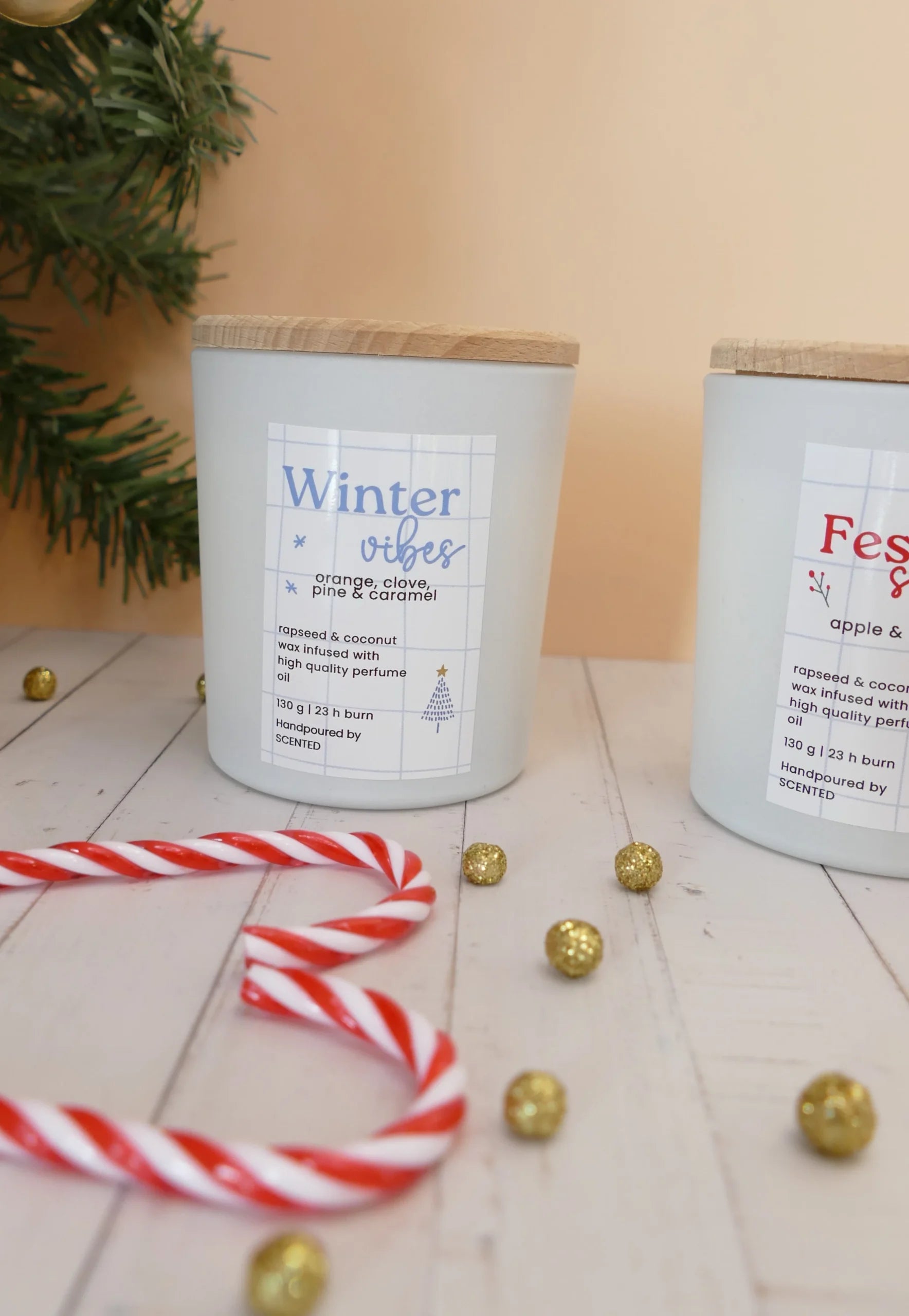 naravna dišeča sveča zimski vonj