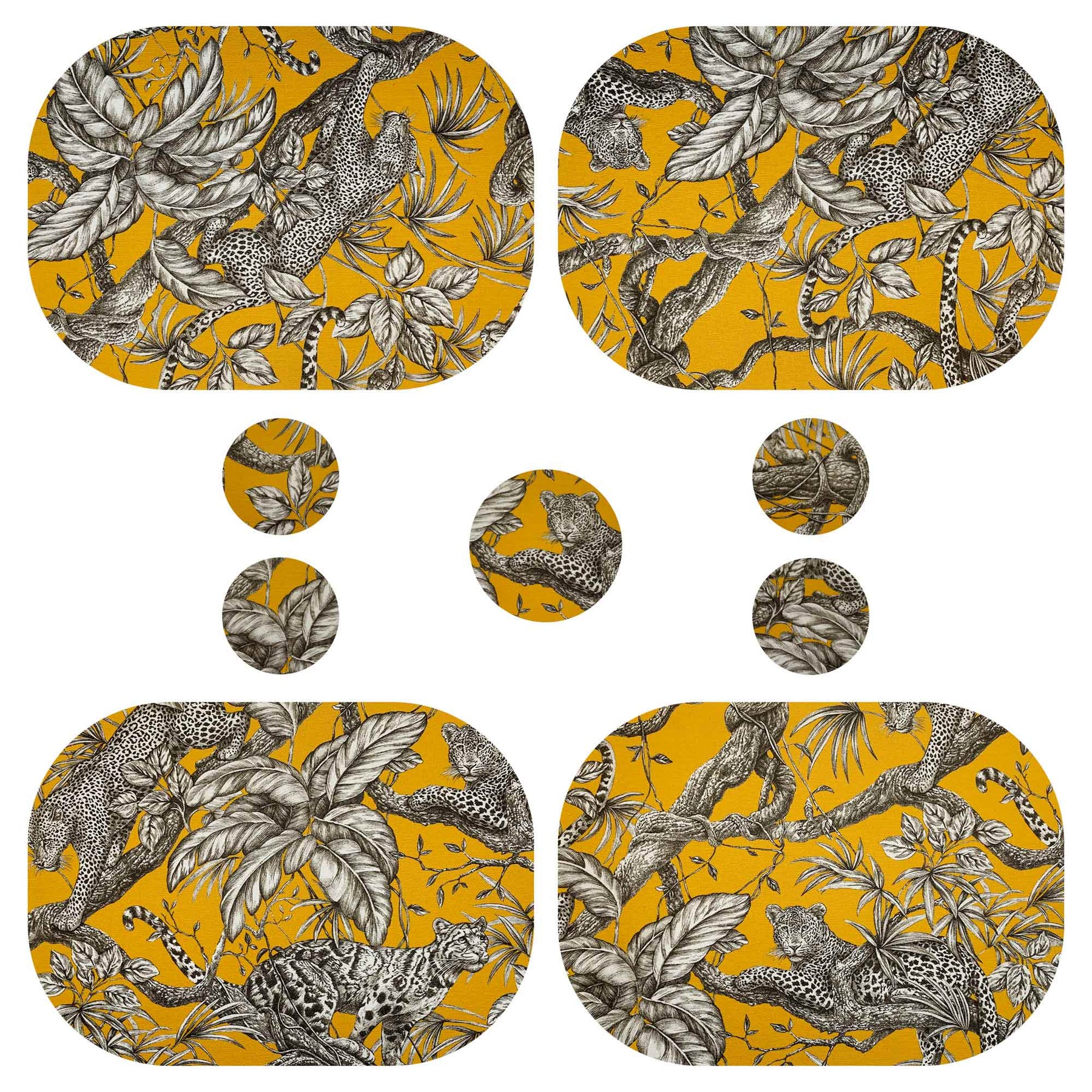 Individual de mesa Leopardo