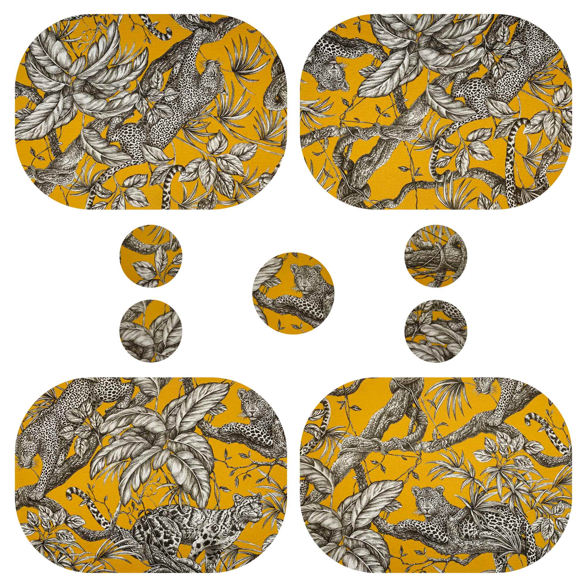 Individual de mesa Leopardo