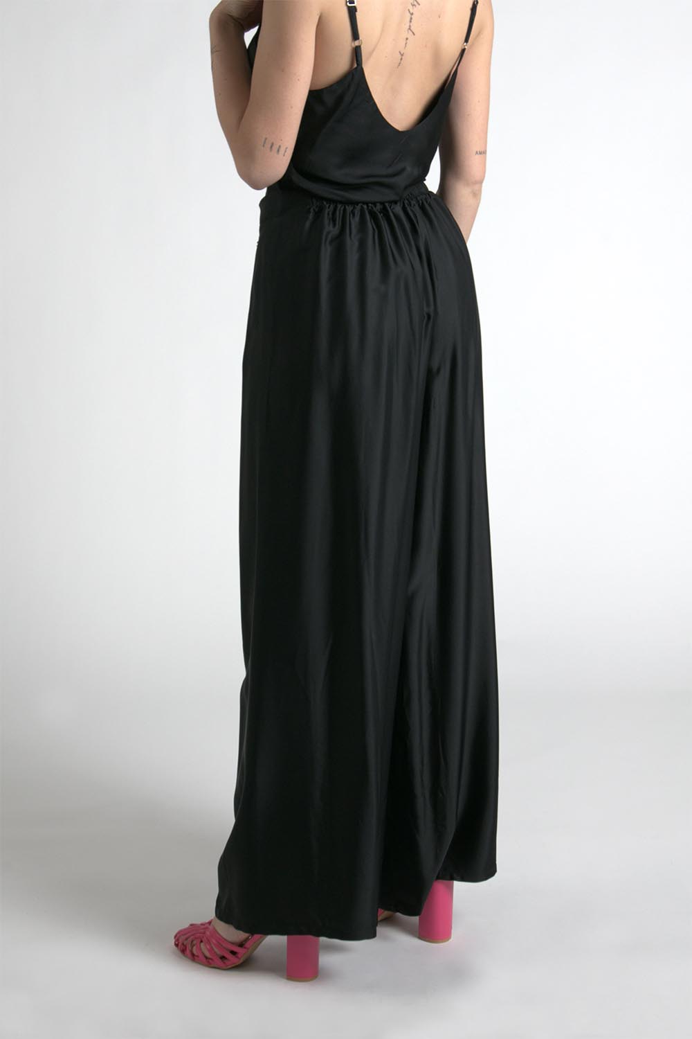 PANTALONE A PALAZZO NERO - Barone Firenze  #