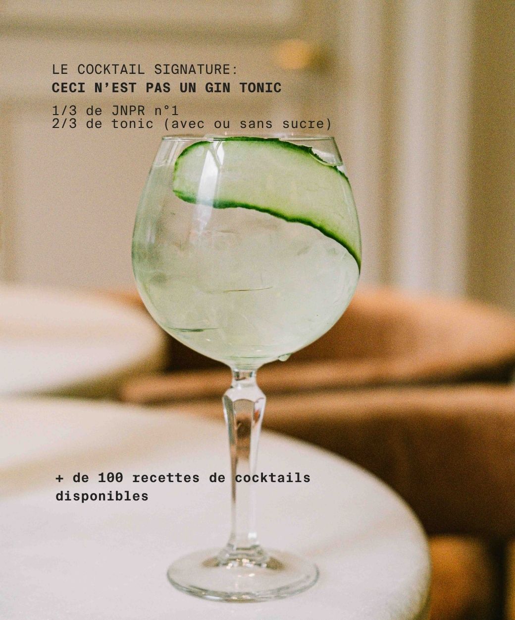 gin tonic sans alcool recette jnpr n°1 tonic cocktails