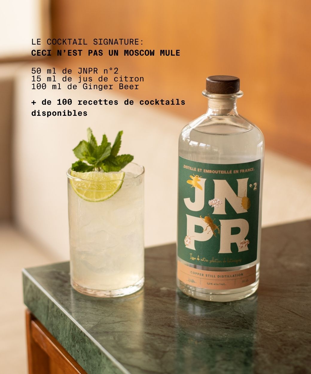 recette moscow mule sans alcool citron jnpr gin ginger beer cocktail sans alcool